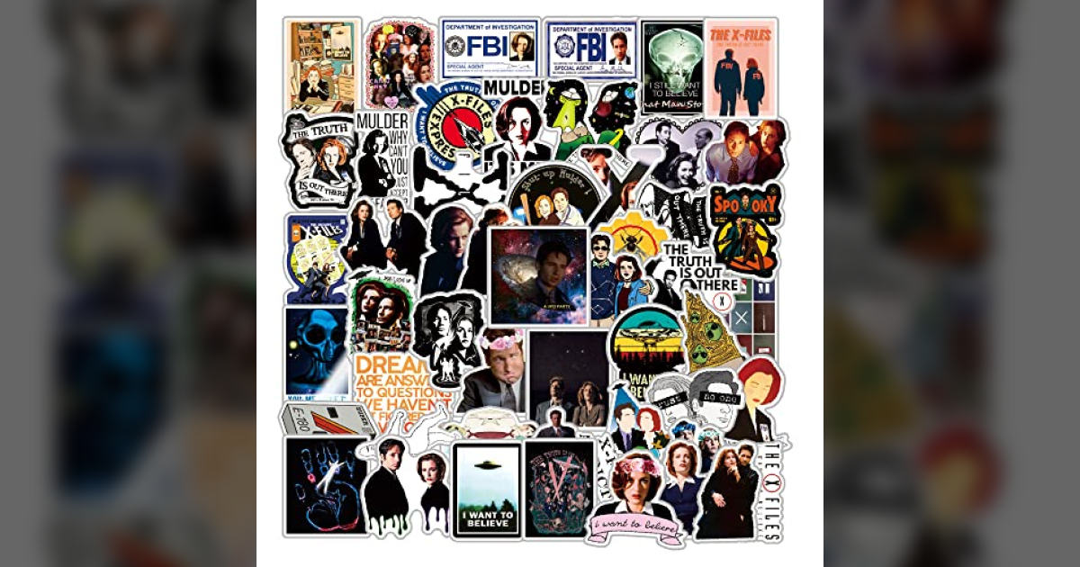 Xfer Sticker Add X-Files to Anything with Mega 50-Sticker Fan Pack